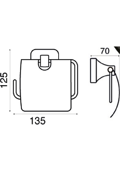 PLFB660 Leaf Kağıtlık Siyah