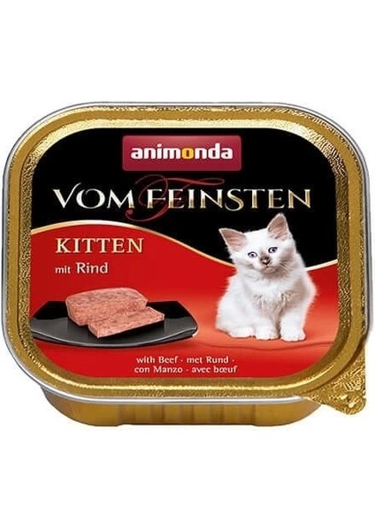 Kitten Biftekli Yavru Konserve Kedi Maması 100 gr