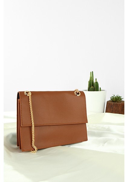 Kahverengi Askılı Omuz Çantası PS2066