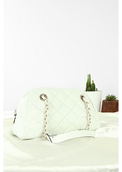 Kadın Beyaz Askılı Omuz Çantası PS2092