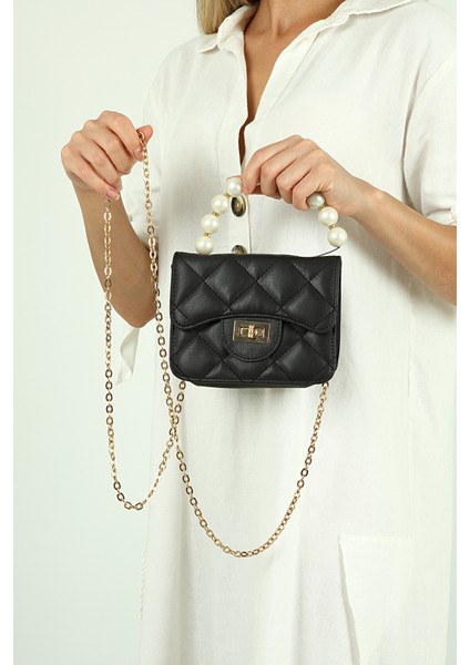 Kadın Siyah Baklavalı Omuz Çantası PS2037 fiyatları