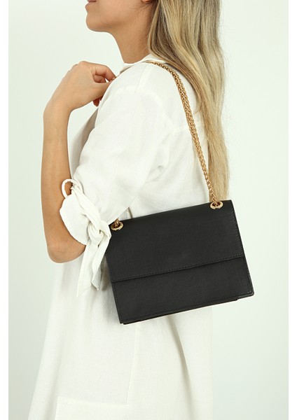 Kadın Siyah Askılı Omuz Çantası PS2076 modelleri