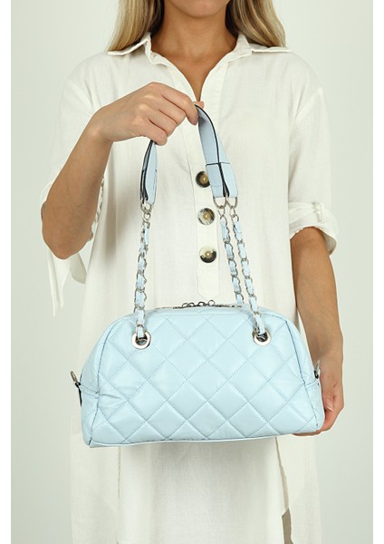 Kadın Mavi El Çantası PS2082 modelleri