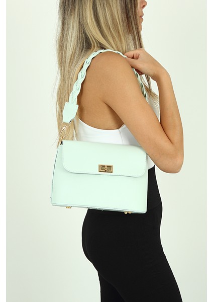 Yeşil Kadın Askılı Omuz Çantası PS2062 modelleri