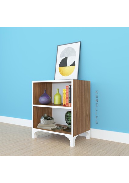 Kenzlife kitaplık tuğçe 048*060*020 cvz ayaklı mutfak dolabı banyo ofis ayakkabılık kiler indirimleri