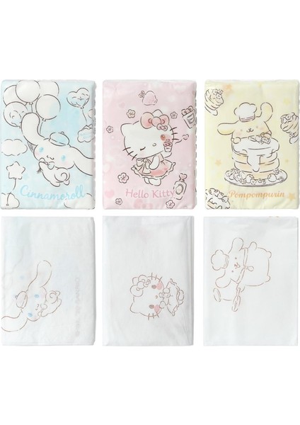 Sanrio Lisanslı Kokusuz Baskılı Kağıt Mendil (9 Adet)