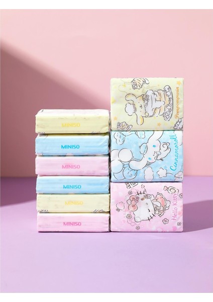 Sanrio Lisanslı Kokusuz Baskılı Kağıt Mendil (9 Adet)