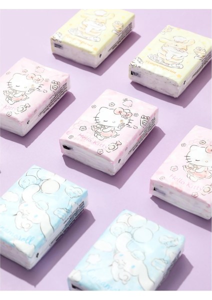 Sanrio Lisanslı Kokusuz Baskılı Kağıt Mendil (9 Adet)