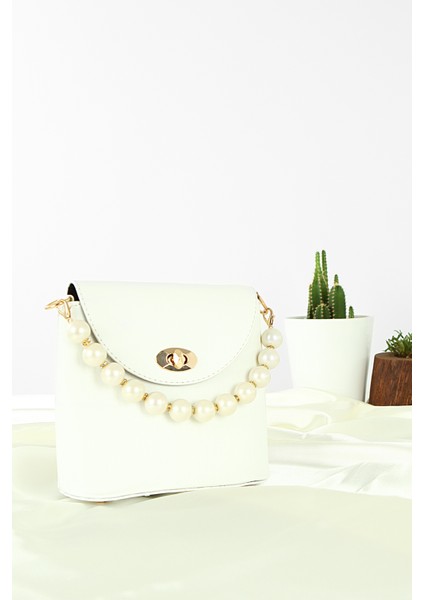 Beyaz Kadın El Çantası PS2064