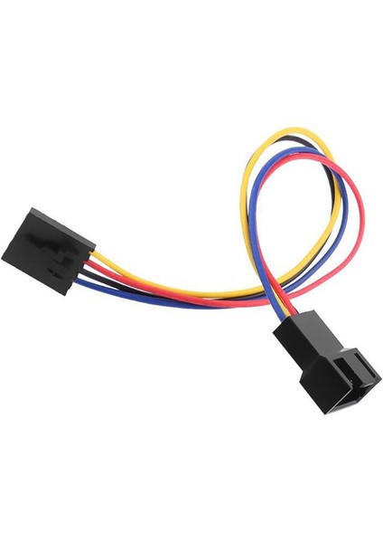 Se 5pin - 4pin Fan Konnektör Adaptörü Dönüştürücü Uzatma Kablosu Tel - Siyah (Yurt Dışından)