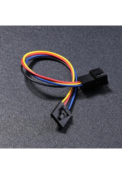 Se 5pin - 4pin Fan Konnektör Adaptörü Dönüştürücü Uzatma Kablosu Tel - Siyah (Yurt Dışından)