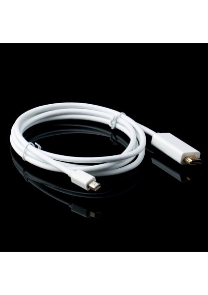 Profesyonel 1.8 M 6 Feet Mini Ekran Bağlantı Noktası Dp Hdmı Uyumlu 1080 P Hızlı Şarj Adaptörü Orijinal Kablo Mac Için Macbook (Yurt Dışından)