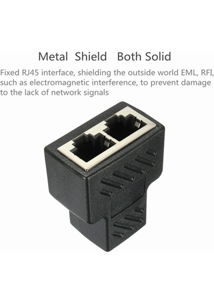 1 Ila 2 Yollu Lan Ethernet Ağ Kablosu RJ45 Dişi Splitter Konnektör Adaptörü Dizüstü Bilgisayar Yerleştirme Istasyonları (Yurt Dışından) modelleri