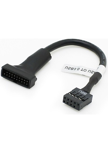 1 Adet Anakart Başlık Adaptör Kablosu Yüksek Kaliteli 19/20 Pin USB 3.0 Dişi 9 Pin USB 2.0 Erkek (Yurt Dışından)