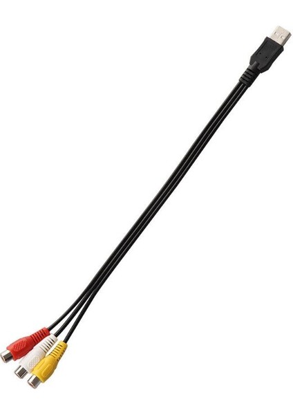 1 Adet USB Erkek Fiş 3 Rca Dişi Adaptör Ses Dönüştürücü Video Av A/v Kablosu USB Rca Kablosu Hdtv Tv Televizyon Tel Kablosu (Yurt Dışından) fiyatları
