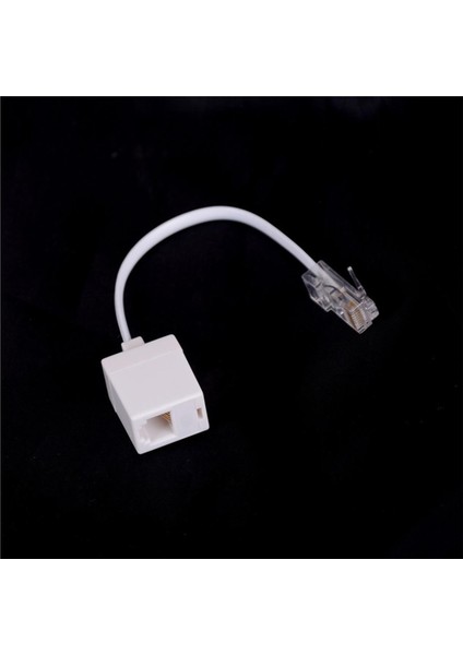 RJ11 6P4C Dişi Ethernet RJ45 8P8C Erkek F/m Adaptör Dönüştürücü Kablo Telefon Karşılaşması (Yurt Dışından)