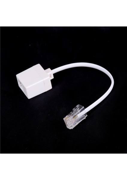 RJ11 6P4C Dişi Ethernet RJ45 8P8C Erkek F/m Adaptör Dönüştürücü Kablo Telefon Karşılaşması (Yurt Dışından)