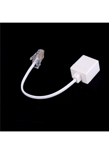 RJ11 6P4C Dişi Ethernet RJ45 8P8C Erkek F/m Adaptör Dönüştürücü Kablo Telefon Karşılaşması (Yurt Dışından)