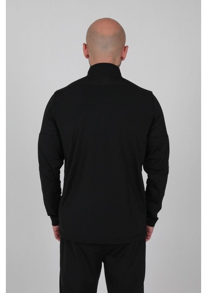 (7 Farklı Renk) Oregon Half Zip Sweatshirt Eşofman Üstü Siyah - M modelleri