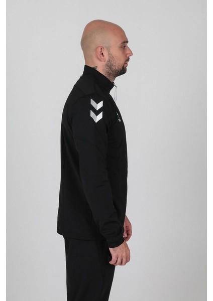 (7 Farklı Renk) Oregon Half Zip Sweatshirt Eşofman Üstü Siyah - M fırsatları