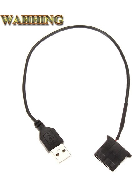 1 Adet USB 4 Pin Molex Fan Güç Kablosu Bilgisayar Kasası Adaptör Kablosu 12 V 4pin Dişi 5 V USB Erkek USB Adaptör Kablosu HY1582 (Yurt Dışından)
