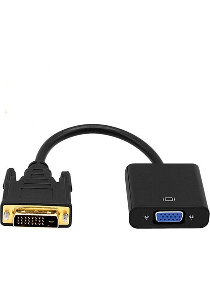 Dvı - VGA Adaptör Kablosu 1080 P Dvı-D - VGA Kablosu 24 + 1 25 Pin Dvı Erkek - 15 Pin VGA Dişi Video Dönüştürücü Pc Ekranı Için (Yurt Dışından)