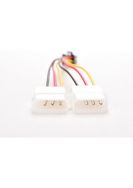 2 Adet Pcı-E 6 Pin 2x 4 Pin Çift 4pin Grafik Video Ekran Kartı Güç Adaptörü Dönüştürücü Kablosu (Yurt Dışından)