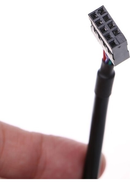 USB 2.0 9-Pin Muhafaza Erkek - USB 3.0 20-Pin Anakart Dişi Adaptör Kablosu (Yurt Dışından)