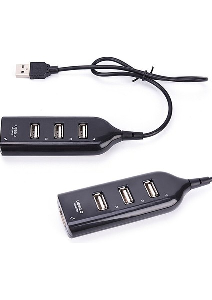 USB 2.0 Yüksek Hızlı 4 Bağlantı Noktalı Splitter USB Hub Adaptörü Pc Dizüstü Bilgisayar Için Siyah ve Yalnızca Bireysel Olarak Kullanılabilir (Yurt Dışından)