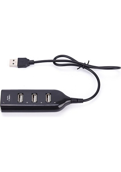USB 2.0 Yüksek Hızlı 4 Bağlantı Noktalı Splitter USB Hub Adaptörü Pc Dizüstü Bilgisayar Için Siyah ve Yalnızca Bireysel Olarak Kullanılabilir (Yurt Dışından)