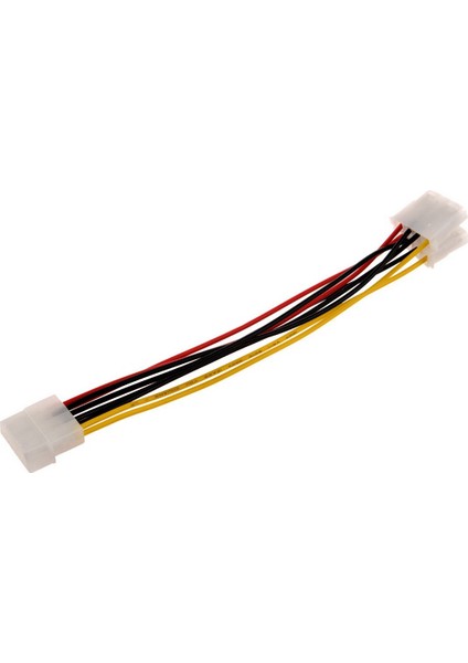 Bilgisayar Molex 4 Pin Besleme Y Splitter Kablosu ve Sata Dişi Molex Erkek Adaptör Dönüştürücü Kablosu, 6 Inç (Yurt Dışından)