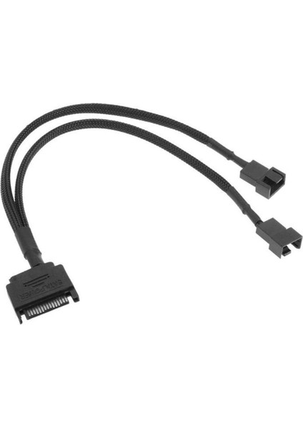 Vodool Kollu Sata 15PIN - 2 Yollu 3pin 4pin Fan Güç Adaptörü Uzatma Kablosu Tel Kablosu (Yurt Dışından)