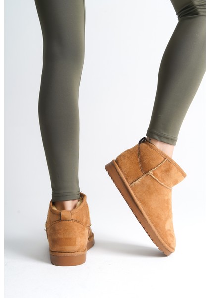 Kadın Süet Kısa Bot Ug Içi Tüylü Ayakkabı indirimleri