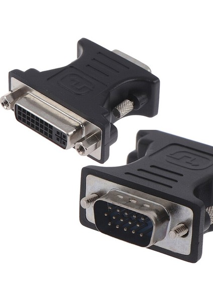 Aloyseed 24 + 5pin Dvı Dişi 15PIN VGA Erkek Kablo Genişletici Adaptör Dönüştürücü Kablo Konektörü Hdtv Crt Monitör Projektör Için (Yurt Dışından)