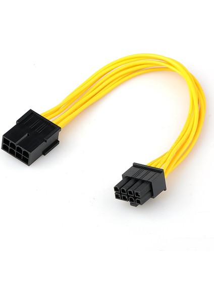 8-Pin Pcı Express - Pcie 8 Pin (6+2) Pc Anakart Grafik Ekran Kartı Pci-E Gpu VGA Atx Psu Güç Uzatma Kablosu (Yurt Dışından)