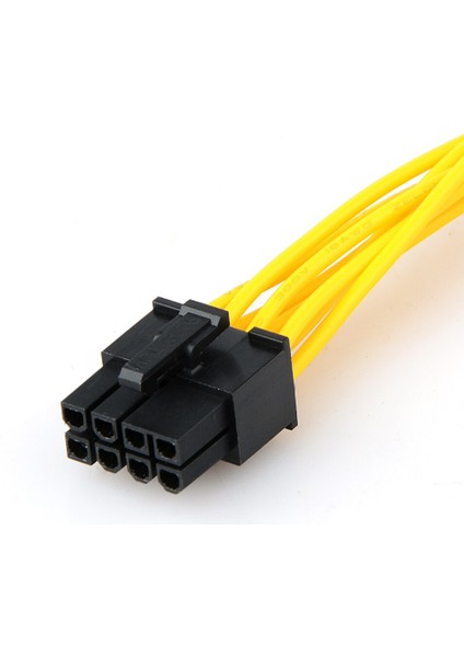 8-Pin Pcı Express - Pcie 8 Pin (6+2) Pc Anakart Grafik Ekran Kartı Pci-E Gpu VGA Atx Psu Güç Uzatma Kablosu (Yurt Dışından)