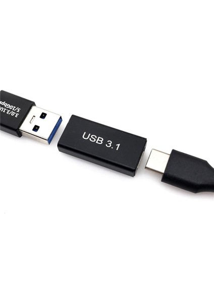 1 Adet C Tipi Adaptör Dişi Usb3.0 Dişi Dönüştürücü Taşınabilir Usb-C Şarj Adaptörü Tip-C Uzatma Kablosu Tablet Telefon Için (Yurt Dışından)