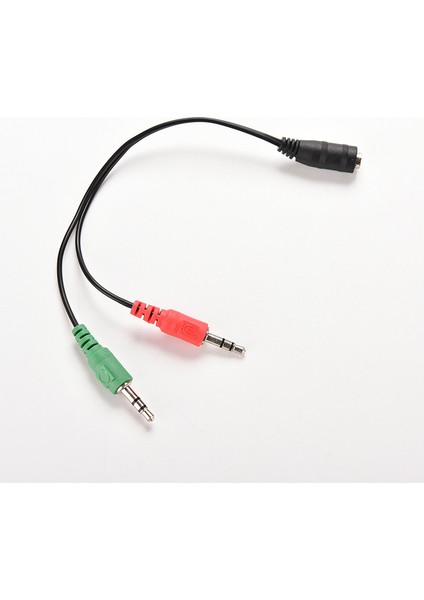 3.5mm Dişi 2 Çift Erkek Jack Tak Ses Stereo Kulaklık Mikrofon Ayırıcı Kabloları (Yurt Dışından) fırsatları