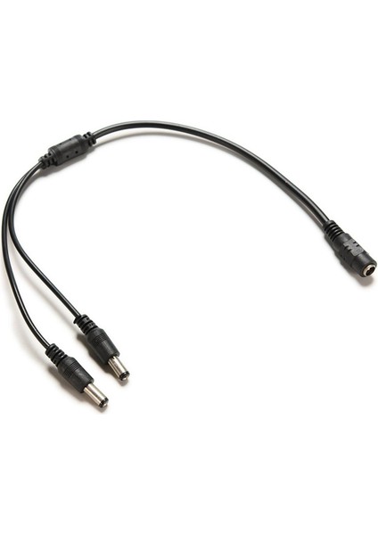 Cctv Için 1 Kadın 2 Erkek Dc Güç Fişi Kablo Ayırıcı 5.5x2.1mm Adaptör (Yurt Dışından)