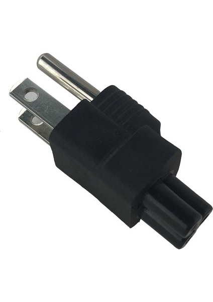 Ac Güç Kablosu Fiş Adaptörü Iec C5 - Nema 5-15P Fiş Adaptörü (Yurt Dışından)