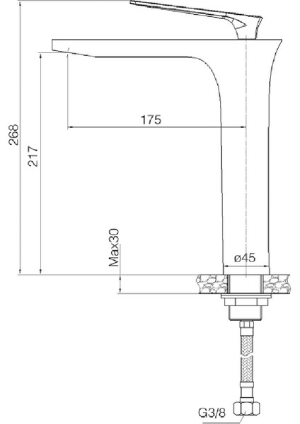 4601H Viola Yüksek Lavabo Bataryası