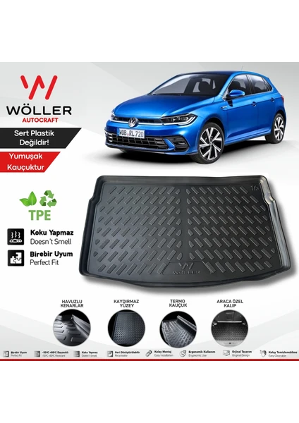 Vw Polo Bagaj Havuzu 2021 Sonrası 3D Wöller Ultraflex Esnek