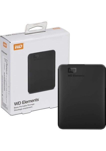 Wd Elements 6tb USB 3.2 2.5 Inc Taşınabilir Disk BHJS0060BBK-WESN