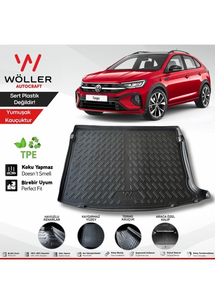Vw Taigo Bagaj Havuzu 2022 Sonrası 3D Wöller Ultraflex Esnek