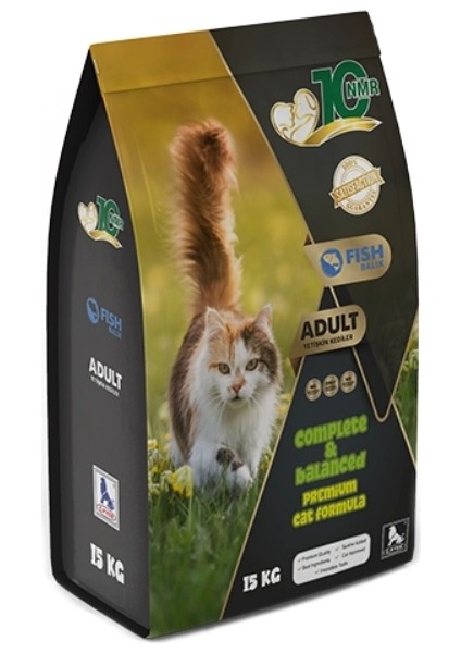 10 Numara Balık Etli Kedi Maması 15 kg