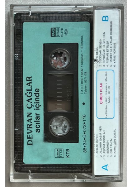 Devran Çağlar - Acılar İçinde - Kaset fiyatları