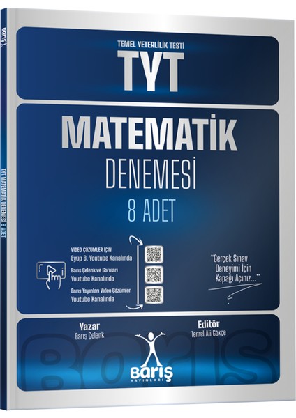 Barış Yayınları TYT Matematik Denemesi 8 Adet