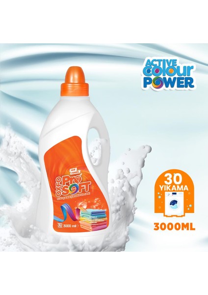 Sıvı Çamaşır Deterjanı Renkliler Için Canlı ve Solmayan Renkler 3000ML 46 Yıkama