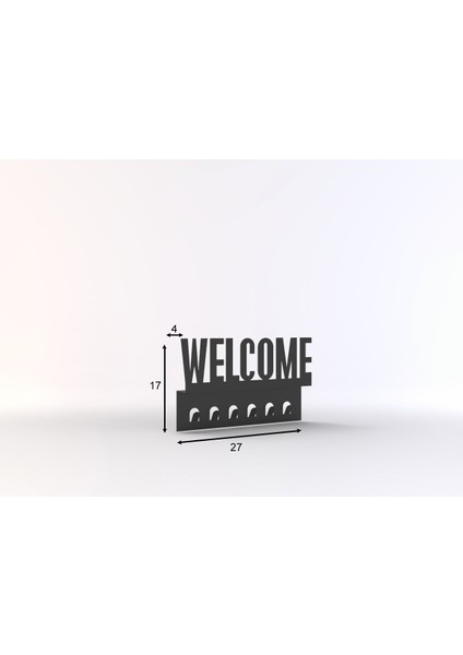 Welcome Metal Anahtarlık