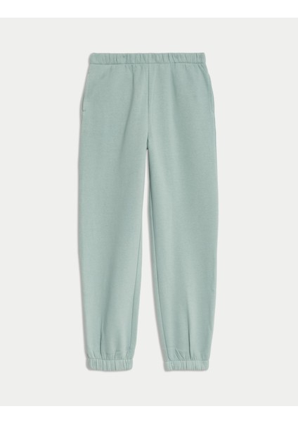 Saf Pamuklu Regular Fit Jogger Eşofman Altı